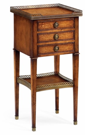 492001 Jonathan Charles Special Order Three Drawer Lamp Table