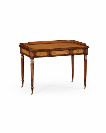 492006 Jonathan Charles Windsor Leather Inset Dressing Table