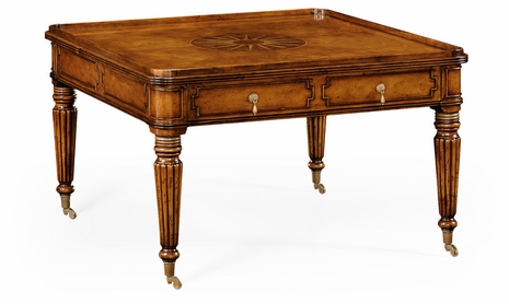 492008 Jonathan Charles Special Order Starburst Square Coffee Table