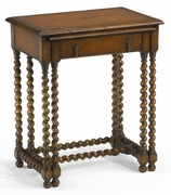 492027 Jonathan Charles Windsor Pair of Nesting Walnut Tables