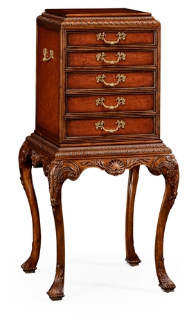 492035 Jonathan Charles Special Order George II Style Flatware Cabinet