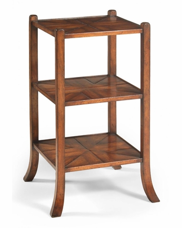 492051 Jonathan Charles Special Order Parquet Three-Tier Shelf
