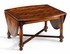 492053 Jonathan Charles Country Farmhouse Oval Parquet Cocktail Table