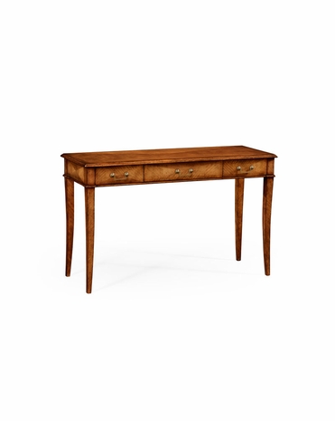 492054 Jonathan Charles Portobello Satinwood Parquet Console Table