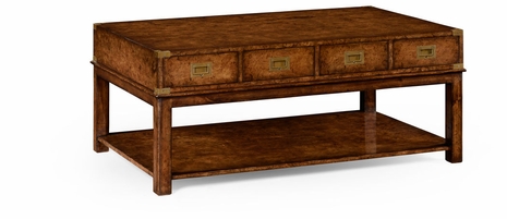 492069 Jonathan Charles Special Order Rectangular Campaign Coffee Table