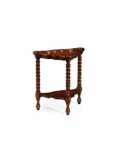 492078 Jonathan Charles Windsor Serpentine Corner Table