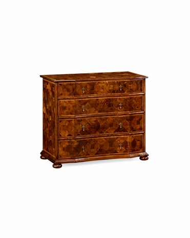 492090 Jonathan Charles Country Farmhouse Oyster Veneer Large Chest of Drawers