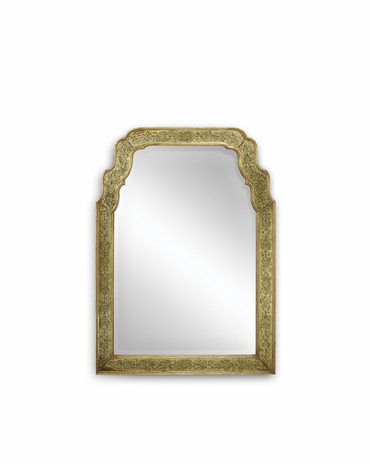 492092 Jonathan Charles Buckingham Gold églomisé Mirror
