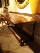 492095 Jonathan Charles Country Farmhouse Large Walnut Hunt Table