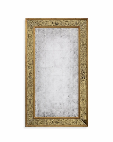 492120 Jonathan Charles Special Order Gold églomisé Mirror