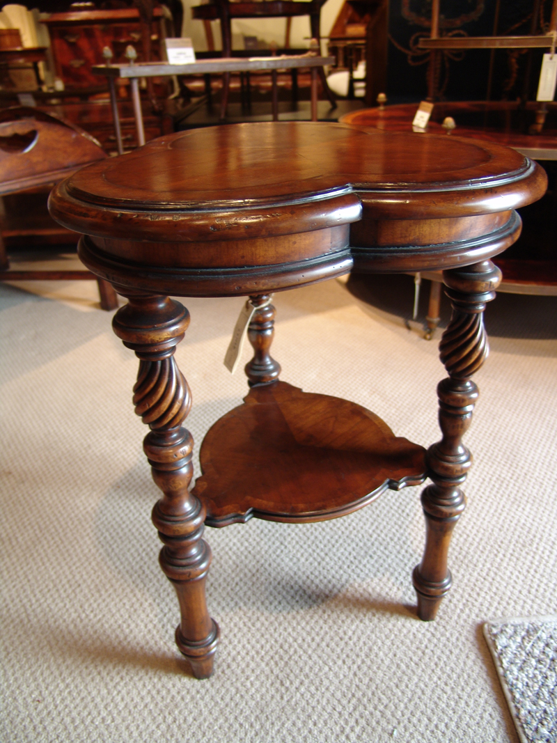 492127 Jonathan Charles Windsor Trefoil Side Table