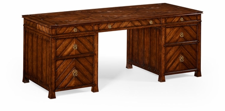 492159 Jonathan Charles Special Order Parquet Partner's Style Desk