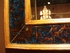 492204 Jonathan Charles Special Order Blue églomisé Mirror