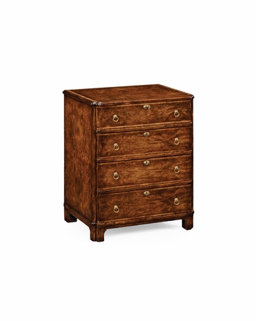 492213 Jonathan Charles Windsor Bow Front Chest of Four Drawers
