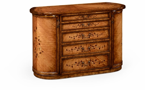 492214 Jonathan Charles Art Nouveau Art Nouveau Marquetry Vanity Unit