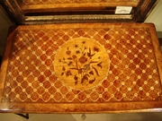 492215 Jonathan Charles Windsor Floral Marquetry & Parquetry Small Chest of Drawers