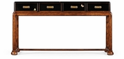 492224-FBB Jonathan Charles Butterfly console (Walnut & Painted)
