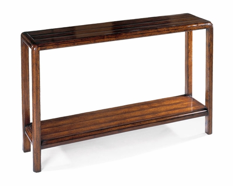 492232 Jonathan Charles Casual Walnut Console Table