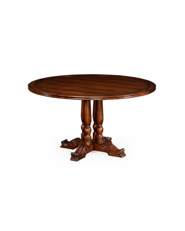 492238 Jonathan Charles Country Farmhouse French Round Country Dining Table (54")
