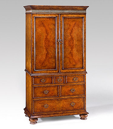 492374 Jonathan Charles Special Order Walnut TV Cabinet