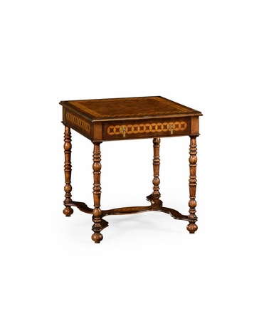 492404 Jonathan Charles Mereworth Rope Twist Square Side Table (Large)