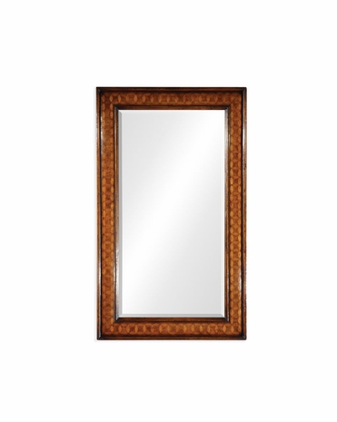 492415 Jonathan Charles Mereworth Circular Inlay Rectangular Mirror (Plain Glass)