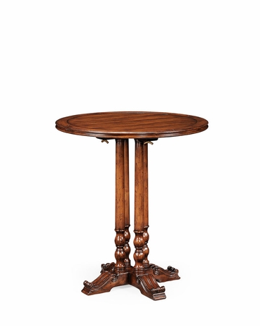 492435 Jonathan Charles Country Farmhouse Round Bar Table