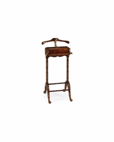 492443 Jonathan Charles Buckingham Mahogany Valet Stand With Stud Box