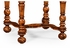 492456 Jonathan Charles Special Order Rope Twist Square Side Table (Small)
