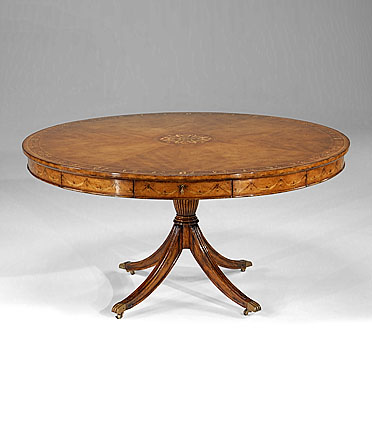 492516 Jonathan Charles Round Dining Table