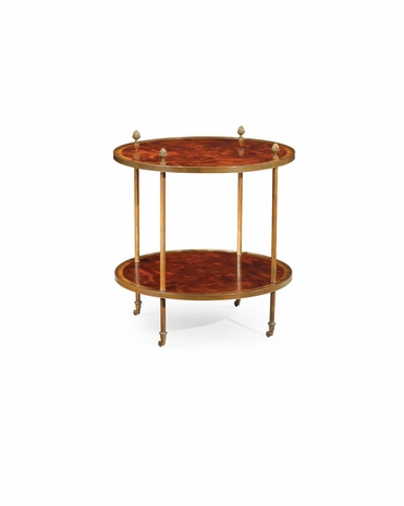 492533 Jonathan Charles Buckingham Empire Brass Mounted Serving Table