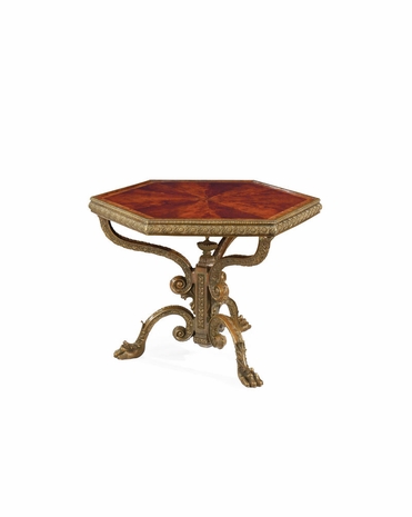 492534 Jonathan Charles Buckingham Baroque Brass Centre Table