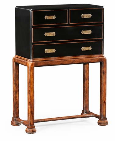 492556 Jonathan Charles Painted Painted Chest On Stand (No Butterflies)