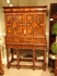 492582 Jonathan Charles Special Order William & Mary Oyster Drinks Cabinet On Stand