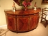 492656 Jonathan Charles Buckingham Large Mahogany Demilune Sideboard