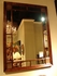 492667 Jonathan Charles Windsor Rectangular Walnut Paneled Mirror With Brass Details