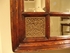 492667 Jonathan Charles Windsor Rectangular Walnut Paneled Mirror With Brass Details
