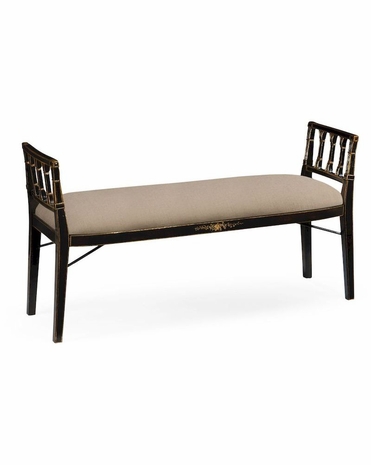 492763 Jonathan Charles Kensington Back & Gilt Window Seat