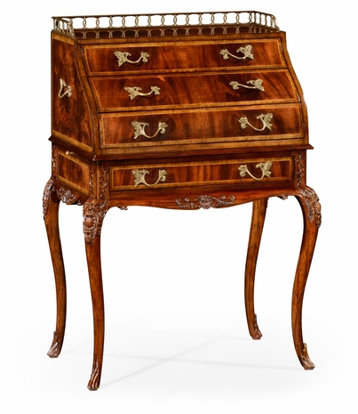 492779-MAH Jonathan Charles Buckingham Mahogany Bonheur Du Jour Desk