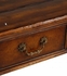 492788 Jonathan Charles Country Farmhouse Narrow Walnut Console Table Antique Finish