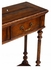 492788 Jonathan Charles Country Farmhouse Narrow Walnut Console Table Antique Finish