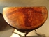 492793 Jonathan Charles Buckingham Three Legged Mahogany Console