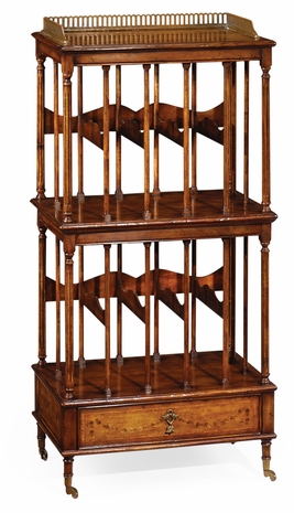 492794 Jonathan Charles Special Order Two-Tier Double Canterbury With Drawer