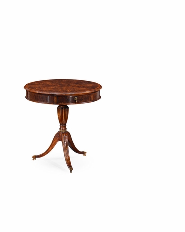 492810 Jonathan Charles Windsor Walnut Drum Table