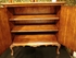 492827 Jonathan Charles Windsor Crotch Walnut "Flaming Veneer" Side Cabinet