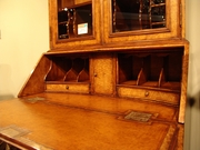492833 Jonathan Charles Special Order Queen Anne Bureau Cabinet With Glass Doors