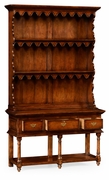 492845 Jonathan Charles Country Farmhouse Small Walnut Dresser