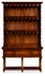 492845 Jonathan Charles Country Farmhouse Small Walnut Dresser