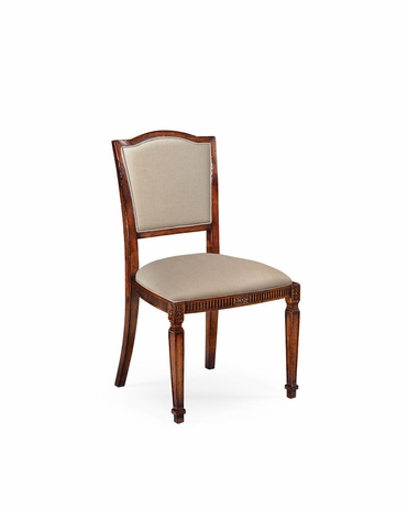 492884 Jonathan Charles Special Order Upholstered Chair With Classical Form (Side)