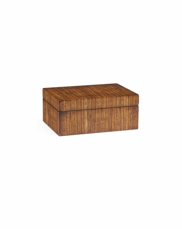 492889 Jonathan Charles Windsor Exotic Zebrano Rectangular Box
